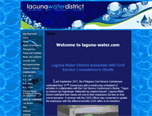 Tablet Screenshot of laguna-water.com